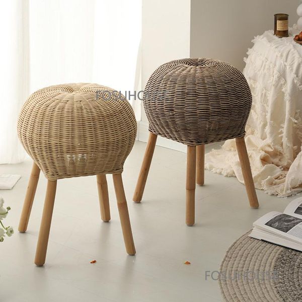 camp furniture modern rattan stool for living room household creative handmade bench home stay style outdoor leisure small round stools
camp furniture modern rattan stool for living room household creative handmade bench home stay style outdoor leisure small round stools