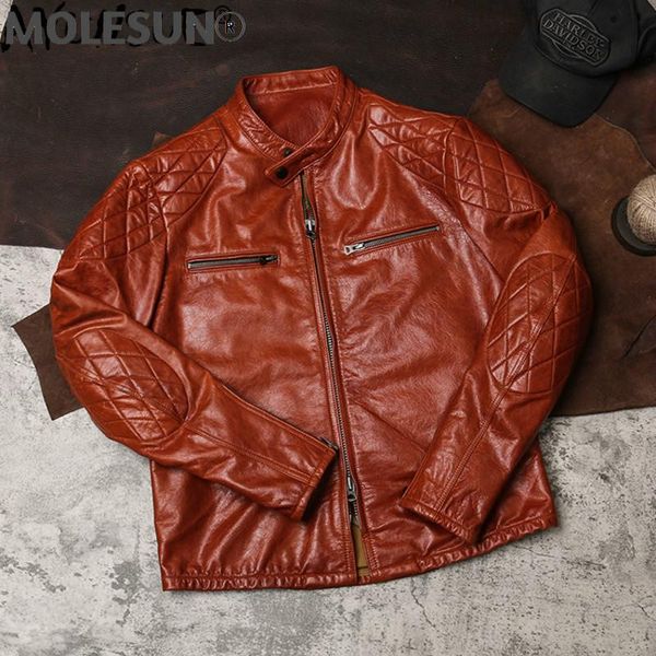 men's leather & faux akoosun genuine jacket cowhide spring autumn real cow coat motorcycle mens jackets chaqueta cuero hombre, Black
men's leather & faux akoosun genuine jacket cowhide spring autumn real cow coat motorcycle mens jackets chaqueta cuero hombre, Black