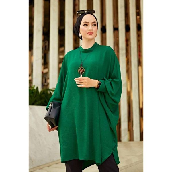 tunic with necklace gift long women's blouse muslim fashion abaya women clothing sleeve ethnic, Red
tunic with necklace gift long women's blouse muslim fashion abaya women clothing sleeve ethnic, Red