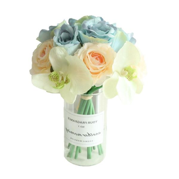 decorative flowers & wreaths 1 bouquet artificial real touch butterfly orchid rose fake flower for home wedding bridal festival diy decor
decorative flowers & wreaths 1 bouquet artificial real touch butterfly orchid rose fake flower for home wedding bridal festival diy decor