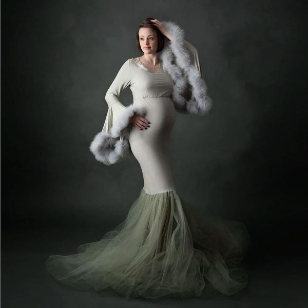 casual dresses gorgeous mermaid maternity for po shoot puffy skirt fur long sleeve pography pregnancy gowns custom, Black;gray
casual dresses gorgeous mermaid maternity for po shoot puffy skirt fur long sleeve pography pregnancy gowns custom, Black;gray
