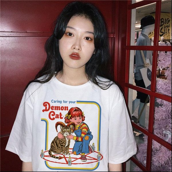 womens t shirts satan grim reaper satanism hell funny shirt evil spirit for women horror tee female halloween, White
womens t shirts satan grim reaper satanism hell funny shirt evil spirit for women horror tee female halloween, White