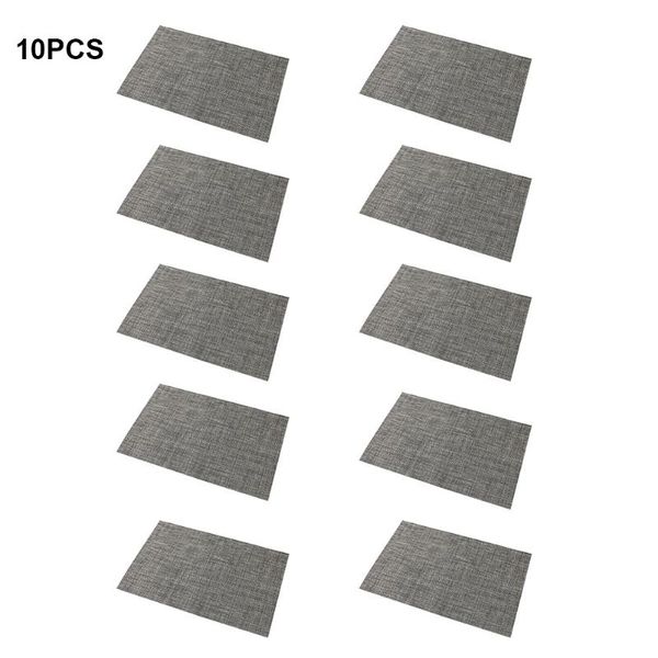 mats & pads 10pcs/pack heat resistant accessories solid non slip home elegant dining room party table placemat easy clean pvc protection
mats & pads 10pcs/pack heat resistant accessories solid non slip home elegant dining room party table placemat easy clean pvc protection