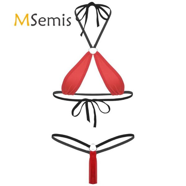 womens bikini swimsuit halter neck lace-up two-piece micro set swimwear sunbath beachwear o-ring connected bathing suit one-piece suits
womens bikini swimsuit halter neck lace-up two-piece micro set swimwear sunbath beachwear o-ring connected bathing suit one-piece suits