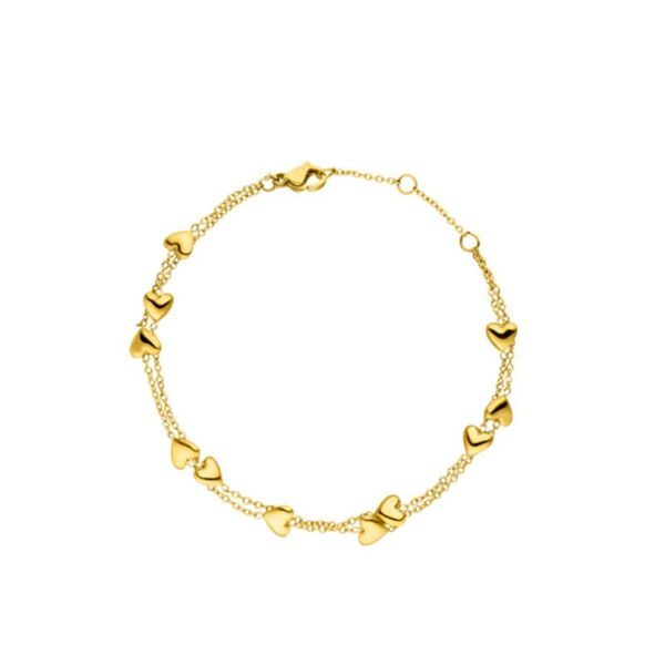 charm bracelets mavis hare stainless steel double layer alohi heart love chain bracelet adjustable as woman gift, Golden;silver
charm bracelets mavis hare stainless steel double layer alohi heart love chain bracelet adjustable as woman gift, Golden;silver