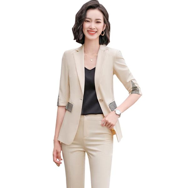 women's two piece pants fashion white apricot blue black blazer and trouser women pant suit office ladies female formal set for summer
women's two piece pants fashion white apricot blue black blazer and trouser women pant suit office ladies female formal set for summer