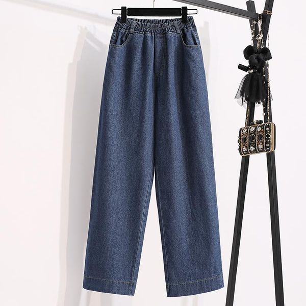 women's jeans fashion spring autumn korean style women elastic waist ladies pocket blue wide leg casual loose denim pants
women's jeans fashion spring autumn korean style women elastic waist ladies pocket blue wide leg casual loose denim pants