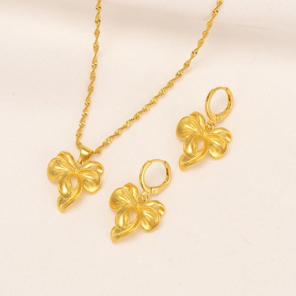 earrings & necklace bangrui gold color bowknot pendant for women sweet jewelry sets african arab gifts, Silver
earrings & necklace bangrui gold color bowknot pendant for women sweet jewelry sets african arab gifts, Silver