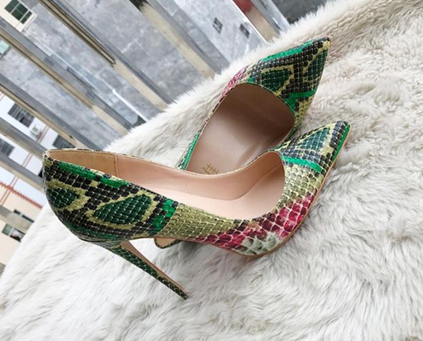 dress shoes 2021 green snakeskin high heels stiletto pointed shallow mouth 35-43, Black
dress shoes 2021 green snakeskin high heels stiletto pointed shallow mouth 35-43, Black