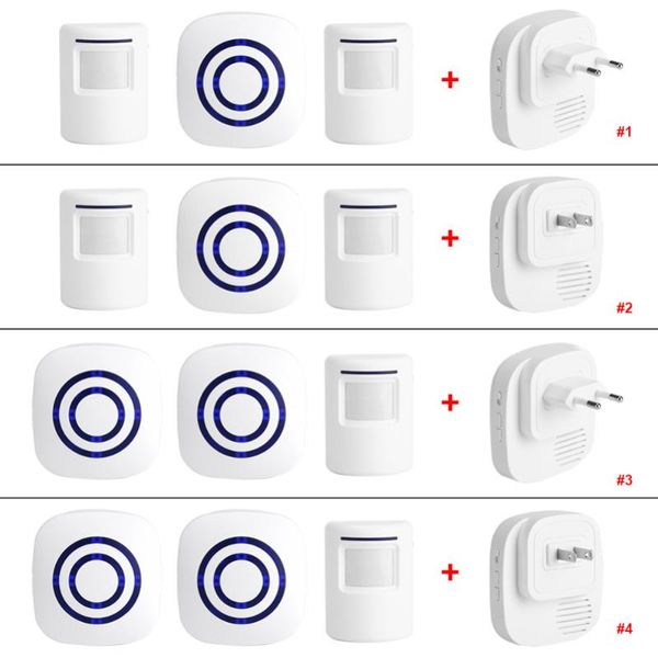 doorbells 110v-240v wireless doorbell pir infrared sensor motion detector entry door bell alarm w/ receiver & transmitter eu/us plug
doorbells 110v-240v wireless doorbell pir infrared sensor motion detector entry door bell alarm w/ receiver & transmitter eu/us plug