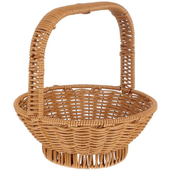 sundries storage basket rattan weaving hand gift (small) baskets