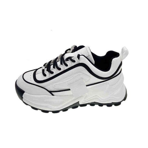 dad's shoes women's autumn and winter versatile thick soled high foot dis small leisure sports student fashion white, Black;white
dad's shoes women's autumn and winter versatile thick soled high foot dis small leisure sports student fashion white, Black;white