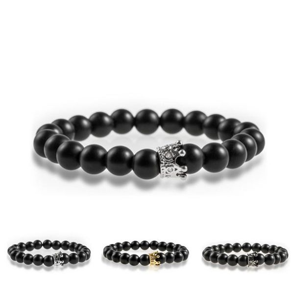 trendy lava stone beads king crown braiding charm yoga men bracelets for women bangles jewelry pulseira chakra drop beaded, strands, Black
trendy lava stone beads king crown braiding charm yoga men bracelets for women bangles jewelry pulseira chakra drop beaded, strands, Black