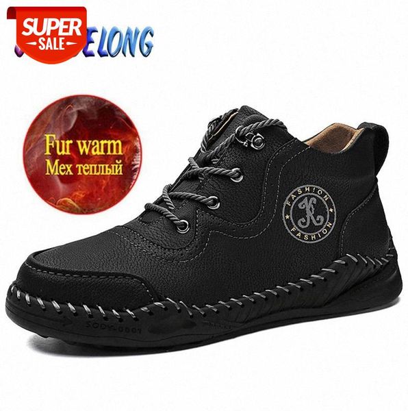 Winter Men's Boots Warm Plush Men's Snow Boots Waterproof Leather Ankle Elegant British Style Western Footwear #Qp5b
Winter Men's Boots Warm Plush Men's Snow Boots Waterproof Leather Ankle Elegant British Style Western Footwear #Qp5b