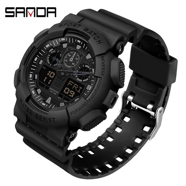 sanda 2021 digital watch men's sport watches for men waterproof clock outdoor wristwatch male relogio digital masculino x0524, Slivery;brown
sanda 2021 digital watch men's sport watches for men waterproof clock outdoor wristwatch male relogio digital masculino x0524, Slivery;brown