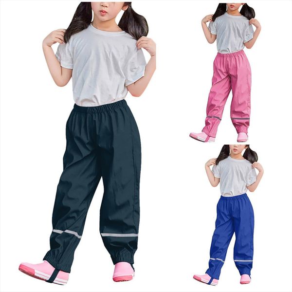 waterproof girls rain pants snow boys trousres sport children raincoats windproof outdoor toddler playsuits clothes, Blue
waterproof girls rain pants snow boys trousres sport children raincoats windproof outdoor toddler playsuits clothes, Blue