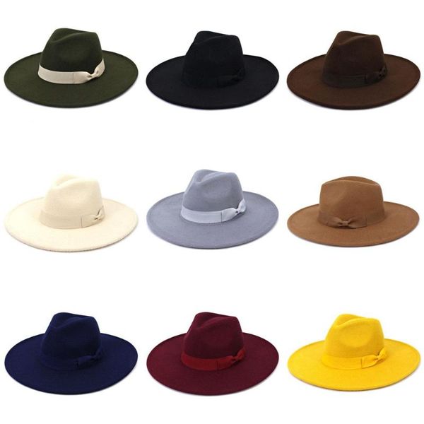 wide brim hats autumn winter fashion hat woolen big eaves flat jazz wedding fedoras, Blue;gray
wide brim hats autumn winter fashion hat woolen big eaves flat jazz wedding fedoras, Blue;gray