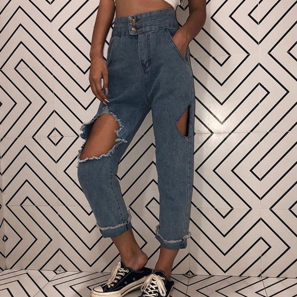 women's jeans women western casual hole zipper thin loose denim pants high waist hollow out trousers hight street summer, Blue
women's jeans women western casual hole zipper thin loose denim pants high waist hollow out trousers hight street summer, Blue