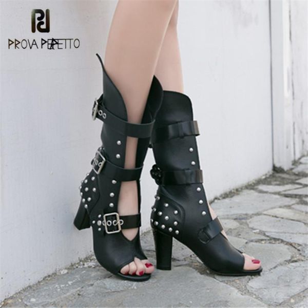 dress shoes prova perfetto black women sandals straps summer boots rivet studded high heel sandalias mujer peep toe pumps
dress shoes prova perfetto black women sandals straps summer boots rivet studded high heel sandalias mujer peep toe pumps