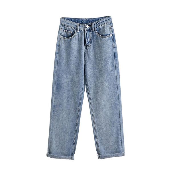 women's jeans for women 2021 spring autumn washed high waist denim long straight pants woman trousers, Blue
women's jeans for women 2021 spring autumn washed high waist denim long straight pants woman trousers, Blue