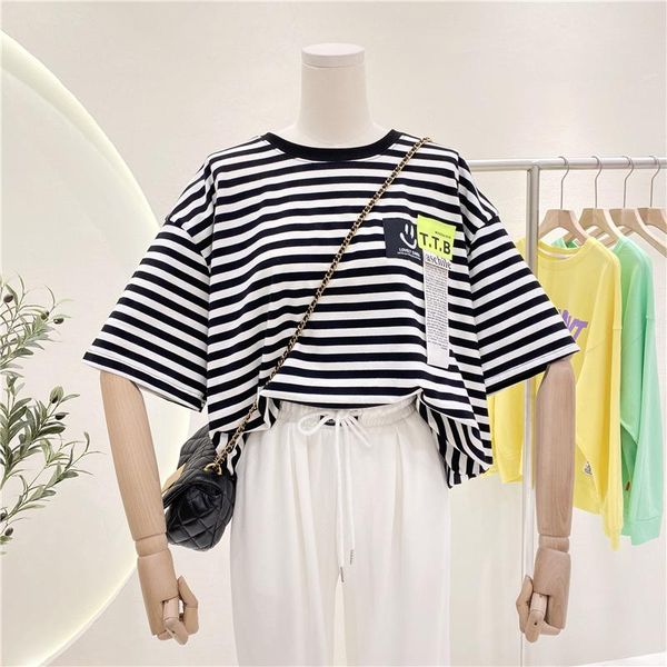 women's t-shirt summer long stripe cotton oversized t shirt women short sleeve 2021 fashion ultra soft crewneck casual tunic tee large, White
women's t-shirt summer long stripe cotton oversized t shirt women short sleeve 2021 fashion ultra soft crewneck casual tunic tee large, White
