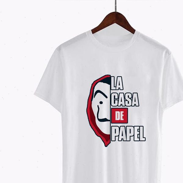 women luckyroll house of paper money heist t shirt la casa de papel camiseta tshirt funny mask, White
women luckyroll house of paper money heist t shirt la casa de papel camiseta tshirt funny mask, White