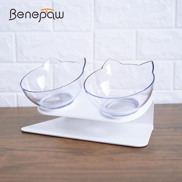 benepaw nontoxic double cat bowl cervical spine protection removable water kitten pet feeding with raised stand bowls & feeders
benepaw nontoxic double cat bowl cervical spine protection removable water kitten pet feeding with raised stand bowls & feeders