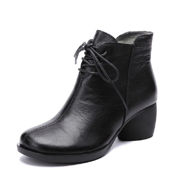 dress shoes bota ankle boot feminina de couro genuÃno, bota curta com salto grosso retrô, britânica, em legÃtimo, linha primavera e outono,, Black
dress shoes bota ankle boot feminina de couro genuÃno, bota curta com salto grosso retrô, britânica, em legÃtimo, linha primavera e outono,, Black