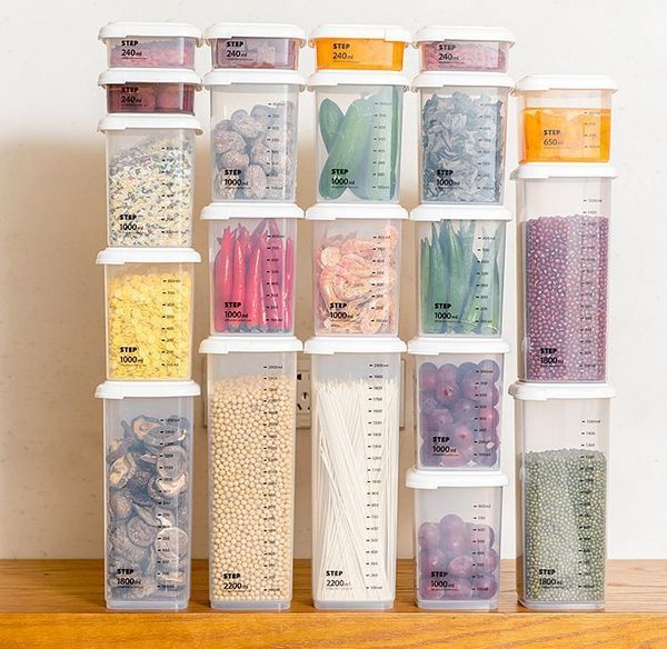 storage bottles & jars kitchen sealed box vacuum lid organizer container transparent plastic
storage bottles & jars kitchen sealed box vacuum lid organizer container transparent plastic