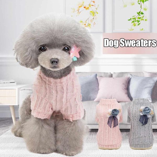 dog apparel winter cute sweater flower knot pet clothes puppy for knitting crochet cloth christmas decor
dog apparel winter cute sweater flower knot pet clothes puppy for knitting crochet cloth christmas decor