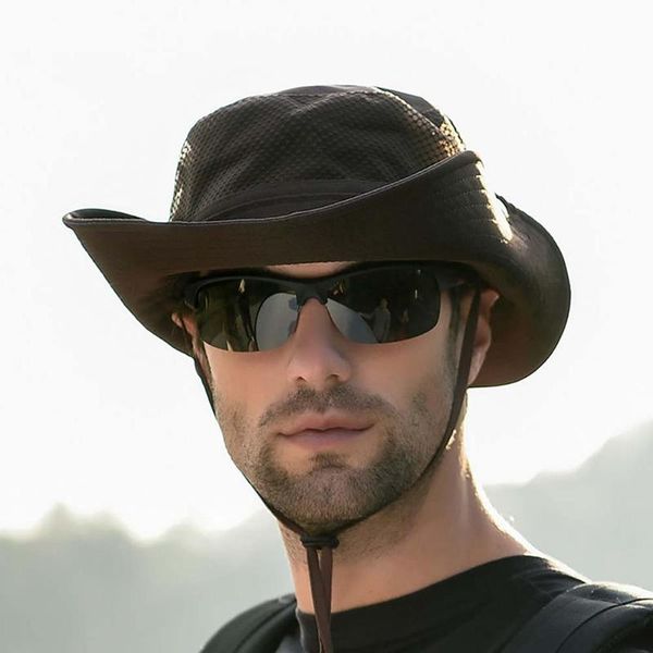 outdoor hats hiking hat men wide brim foldable cap summer sun protection hunting fishing camping sport caps, Black;white
outdoor hats hiking hat men wide brim foldable cap summer sun protection hunting fishing camping sport caps, Black;white