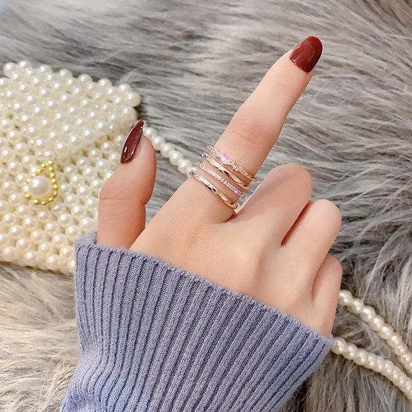 cluster rings bacolod rose gold color adjustable multi-layer for women 2021 fashion party crystal jewelry female ring, Golden;silver
cluster rings bacolod rose gold color adjustable multi-layer for women 2021 fashion party crystal jewelry female ring, Golden;silver