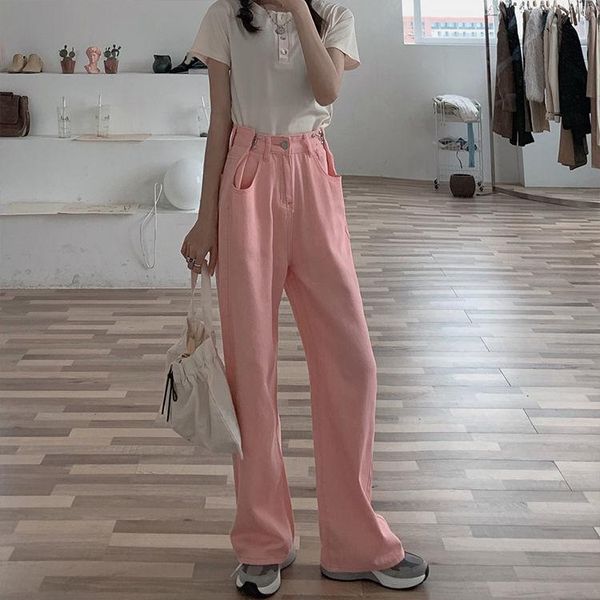 women's jeans woman high waist wide leg denim clothing white vintage quality 2021 fashion straight pants plus boyfriend, Blue
women's jeans woman high waist wide leg denim clothing white vintage quality 2021 fashion straight pants plus boyfriend, Blue