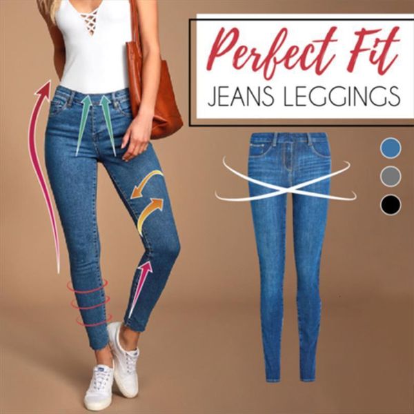 fake denim jeans push up women legging high waist slim stretch pencil pants hsj88, Black
fake denim jeans push up women legging high waist slim stretch pencil pants hsj88, Black