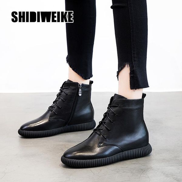 boots comfortable wedges shoes winter women ankle 2021 genuine leather female side zipper casual v883, Black
boots comfortable wedges shoes winter women ankle 2021 genuine leather female side zipper casual v883, Black
