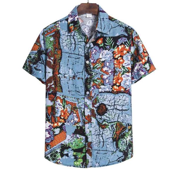 print shirt mens short sleeve casual hawaii men shirts camisas party holiday beach chemise homme floral oversized streetwear 210524, White;black
print shirt mens short sleeve casual hawaii men shirts camisas party holiday beach chemise homme floral oversized streetwear 210524, White;black