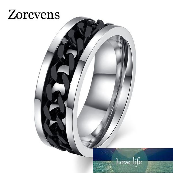 zorcvens new stainless steel chain spinner ring for men gold black silver color punk rock rings accessories jewelry gift factory price exper
zorcvens new stainless steel chain spinner ring for men gold black silver color punk rock rings accessories jewelry gift factory price exper