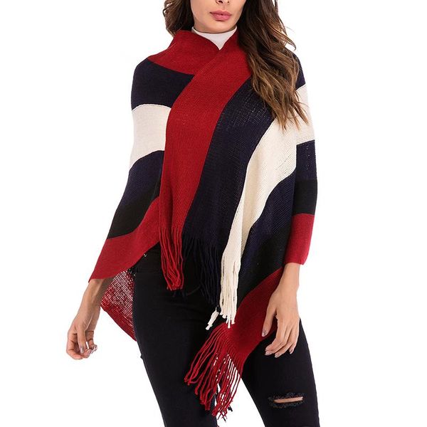 women's sweaters women sweater wrap autumn pullover casual female fashion wraps big striped for ladies pull femme, White;black
women's sweaters women sweater wrap autumn pullover casual female fashion wraps big striped for ladies pull femme, White;black