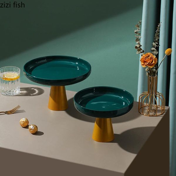 baking & pastry tools modern ceramic dark green cake tray golden tall fruit holiday party candy dessert display home decoration accessoriesx
baking & pastry tools modern ceramic dark green cake tray golden tall fruit holiday party candy dessert display home decoration accessoriesx