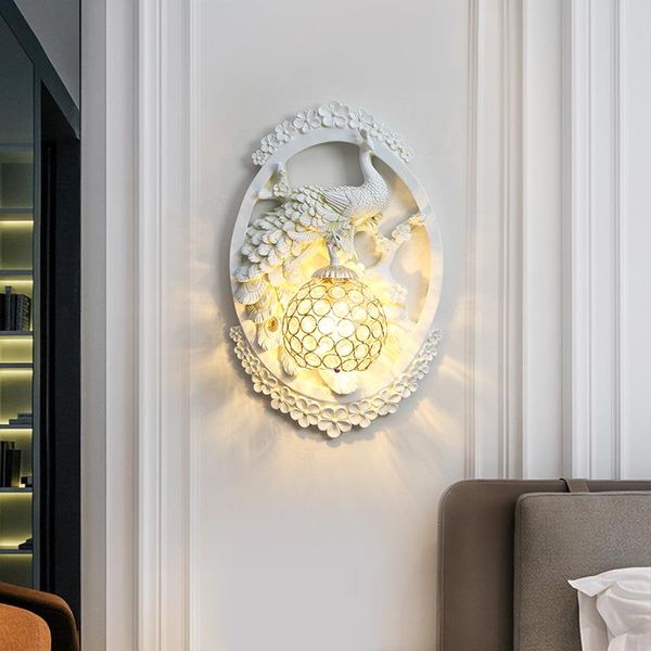 wall lamp asian vintage luxury vanity light peacock crystal bedroom bedside resin sconce fixtures
wall lamp asian vintage luxury vanity light peacock crystal bedroom bedside resin sconce fixtures