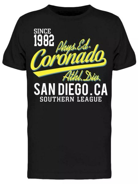 Typography: Since 1982, Coronado Tee Men's -Image by Shutterstock, White;black
Typography: Since 1982, Coronado Tee Men's -Image by Shutterstock, White;black