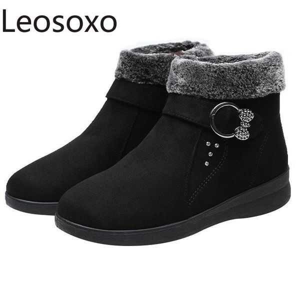 boots women winter non-slip ankle with fleece warm and thick snow comfort low-heel woman short booties, Black
boots women winter non-slip ankle with fleece warm and thick snow comfort low-heel woman short booties, Black