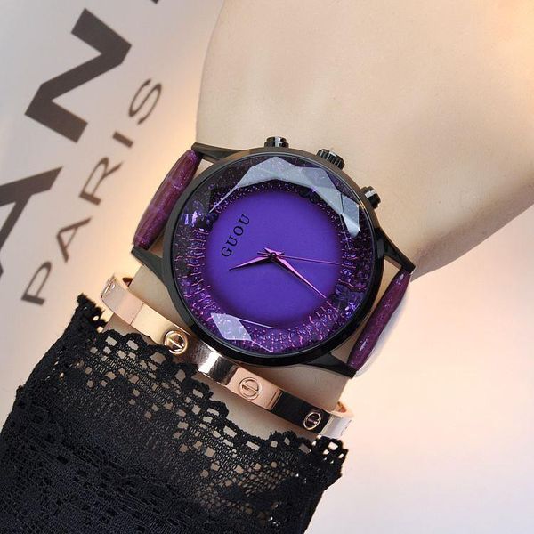 wristwatches hk guou brand quartz lady watch rhinestone waterproof women's genuine leather upscale large dial luxury gift, Slivery;brown
wristwatches hk guou brand quartz lady watch rhinestone waterproof women's genuine leather upscale large dial luxury gift, Slivery;brown