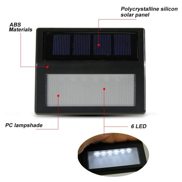 outdoor wall lamps light 6led solar power porch with motion sensor dusk to dawn lights waterproof garden decoration lamp
outdoor wall lamps light 6led solar power porch with motion sensor dusk to dawn lights waterproof garden decoration lamp