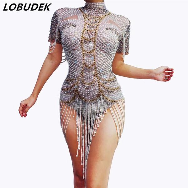 women's jumpsuits & rompers sleeveless rhinestones beading bodysuit silver gray beads tassel jumpsuit women singer dancer elastic leota, Black;white
women's jumpsuits & rompers sleeveless rhinestones beading bodysuit silver gray beads tassel jumpsuit women singer dancer elastic leota, Black;white