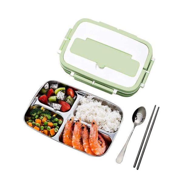 dinnerware sets portable 304 stainless steel lunch box 4 compartment kids bento kitchen leakproof container with scoop chopsticks
dinnerware sets portable 304 stainless steel lunch box 4 compartment kids bento kitchen leakproof container with scoop chopsticks