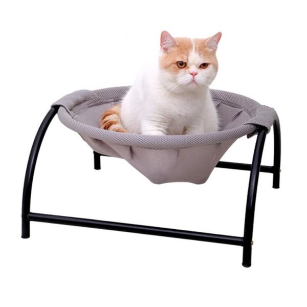 summer iron frame breathable pet hammock cat and dog kennel pad hanging removable washable overhead net bed beds & furniture