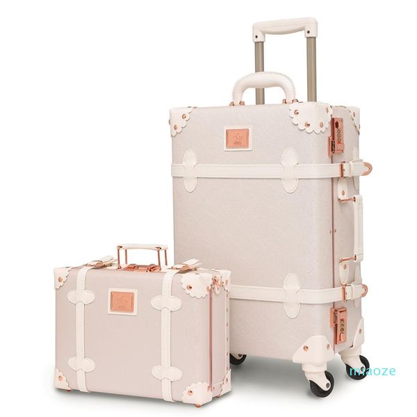urecity vintage luggage sets of 2 pieces with swivel caster wheels and combination lock, retro cute suitcase for schoolg
urecity vintage luggage sets of 2 pieces with swivel caster wheels and combination lock, retro cute suitcase for schoolg