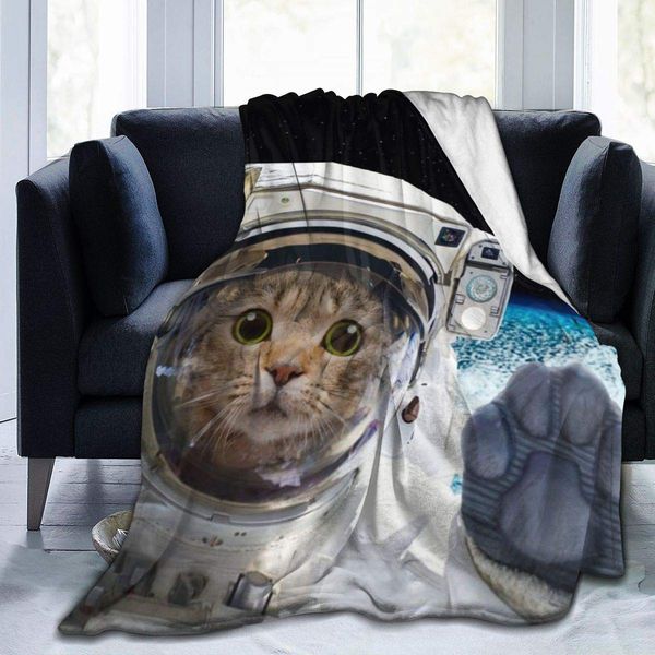 Astronaut Cat in Space Throw Blanket Cozy Warm,Thick Velvet Blanket for Couch Bed Living Room M 60"X50"
Astronaut Cat in Space Throw Blanket Cozy Warm,Thick Velvet Blanket for Couch Bed Living Room M 60"X50"