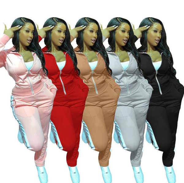 women's tracksuits baby 001--spring solid color stitching sports and leisure two-piece suit shh, Gray
women's tracksuits baby 001--spring solid color stitching sports and leisure two-piece suit shh, Gray